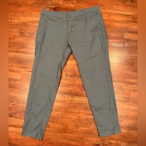 Birddogs Chino Pants Mens Size 38x32 Blue Performance Golf Straight Leg Stretch